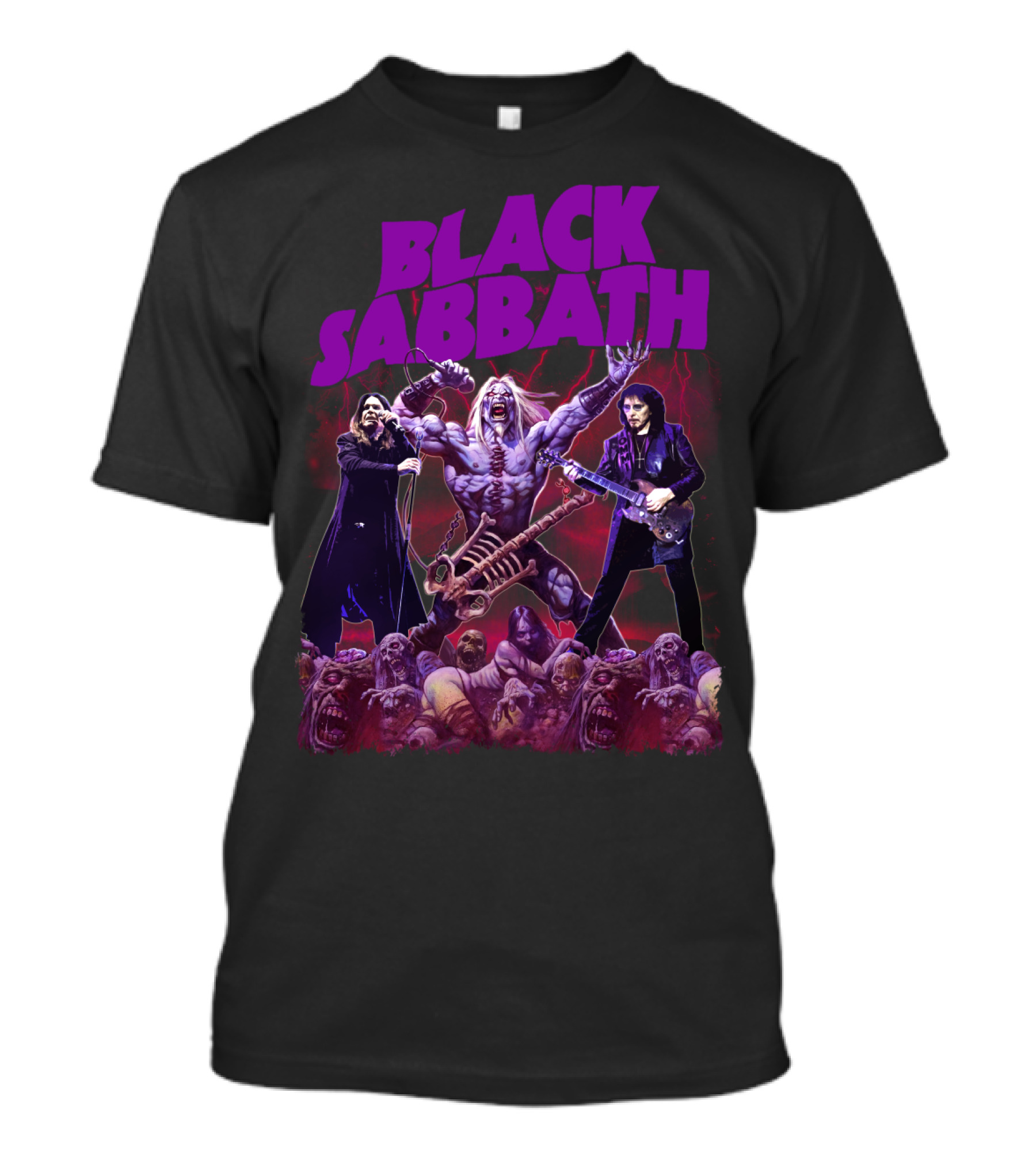Black Sabbath Zombie Warrior Concert T-Shirt