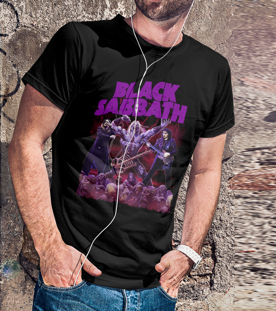 Black Sabbath Zombie Warrior Concert T-Shirt