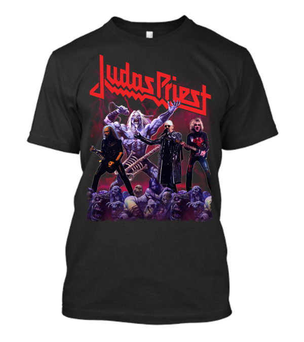 Judas Priest Band Members And Monsters T-Shirt