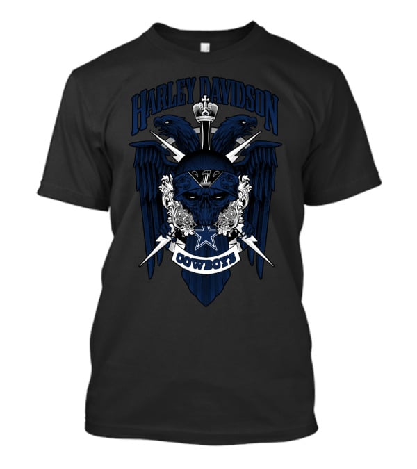 Harley Davidson Cowboys Nfl 131 Dallas Cowboys T-Shirt