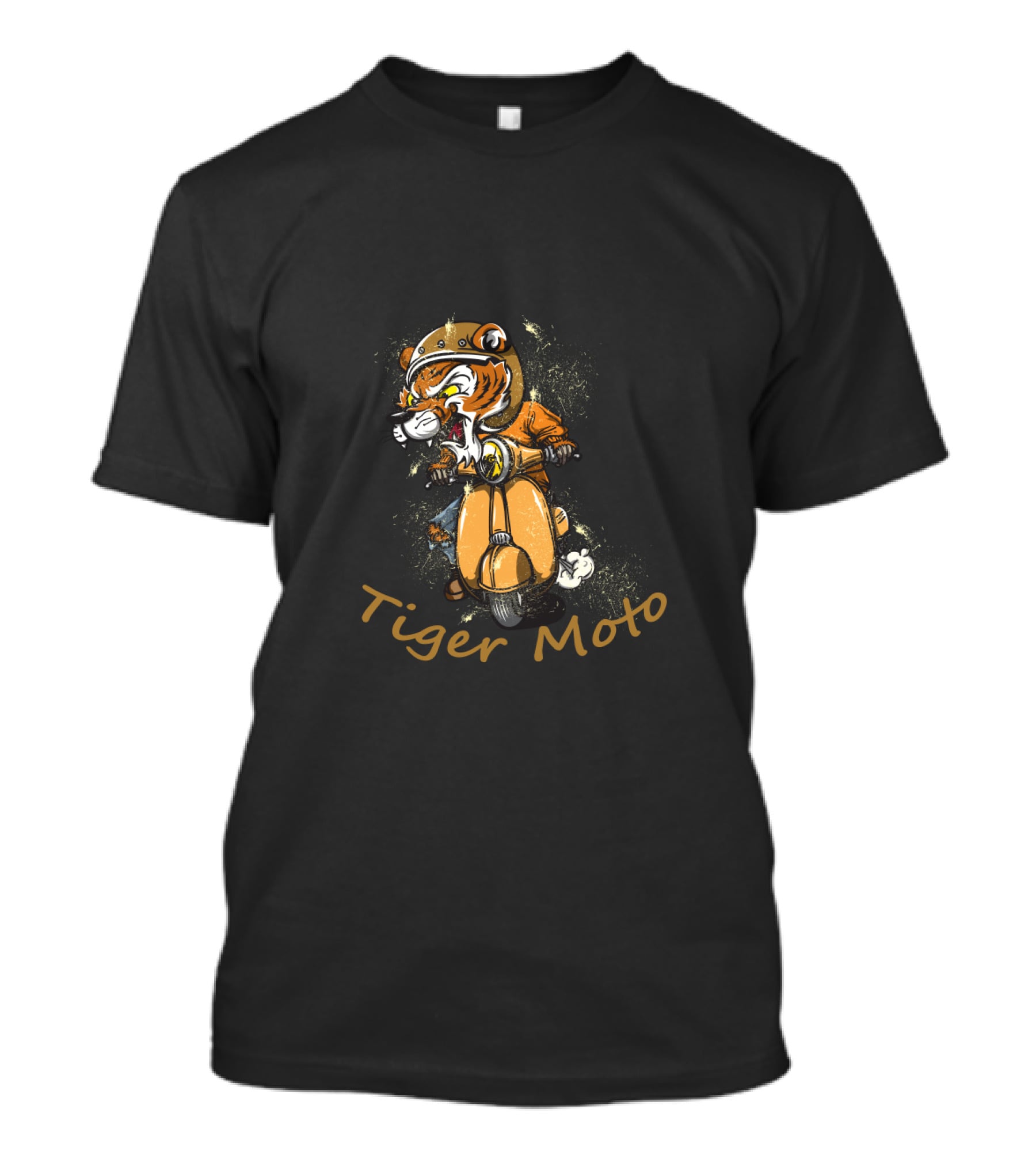 Tiger Moto Stylish Ride Tiger Tiger Beautiful T-Shirt