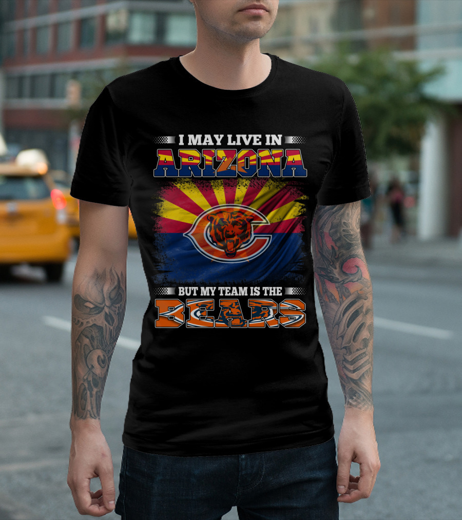 Arizona Pride with Chicago Bears Team Loyalty T-Shirt