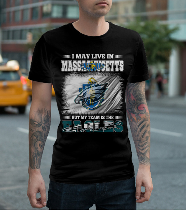 Massachusetts Roots Philadelphia Eagles T-Shirt
