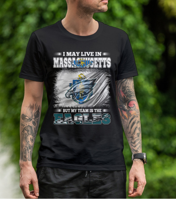 Massachusetts Roots Philadelphia Eagles T-Shirt