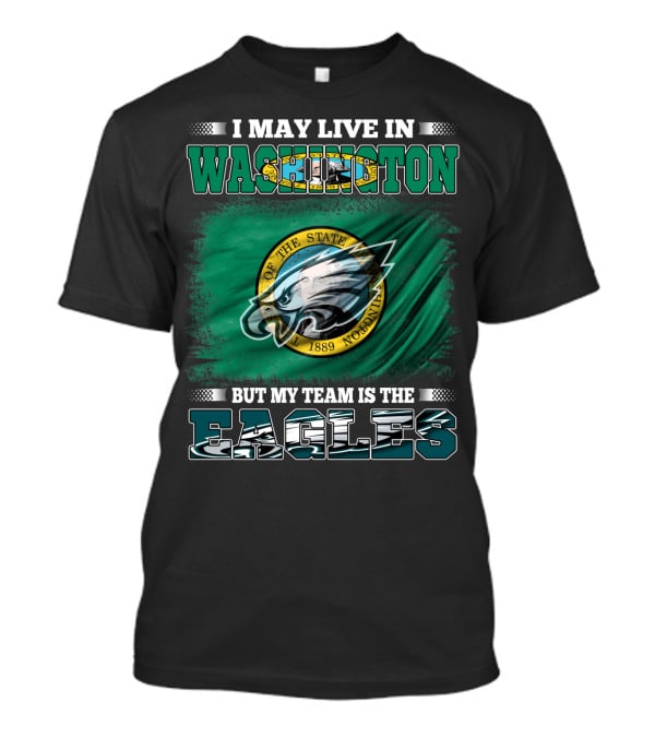 Washington State Pride With Eagles Fan Allegiance T-Shirt