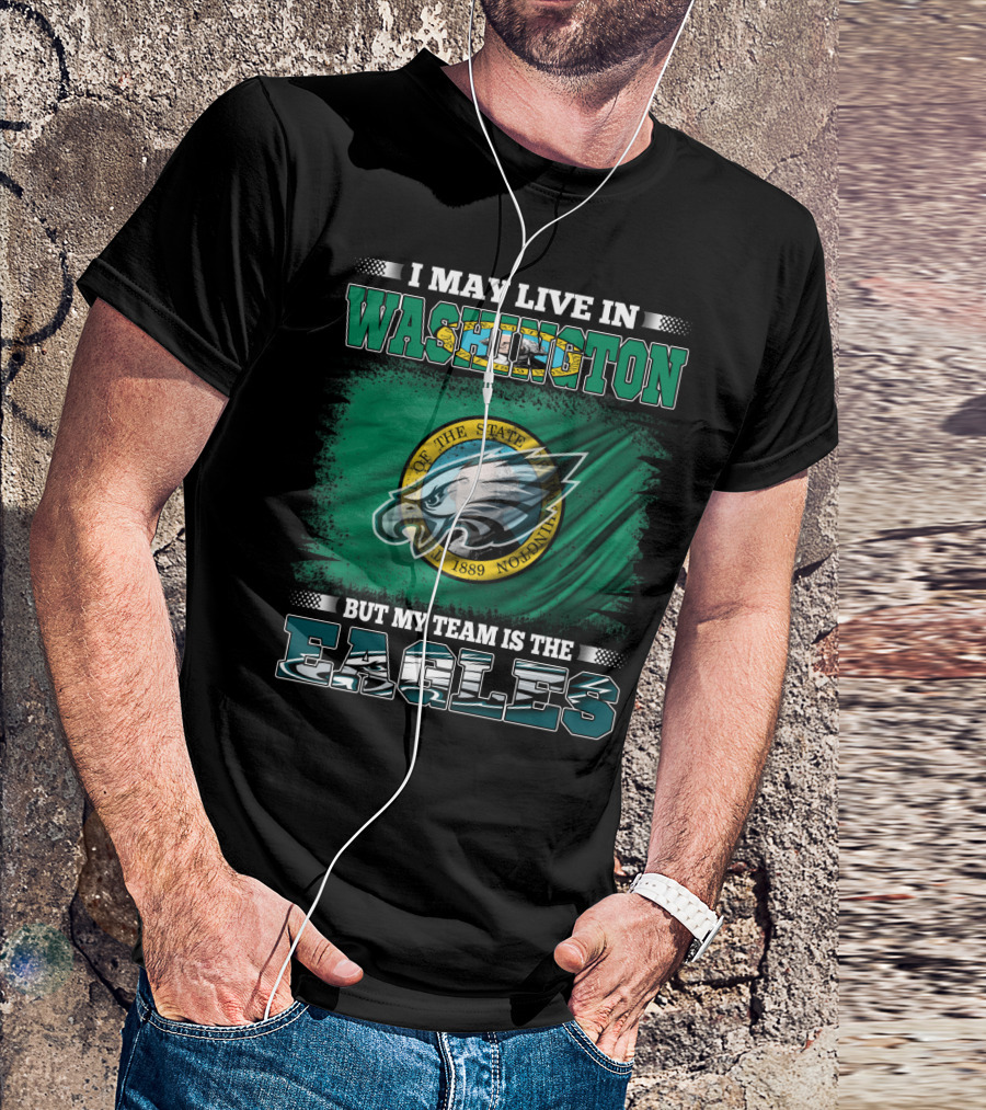 Washington State Pride With Eagles Fan Allegiance T-Shirt