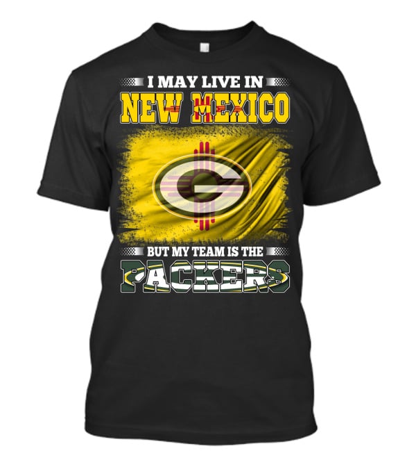 New Mexico Resident Proud Green Bay Packers Fan T-Shirt