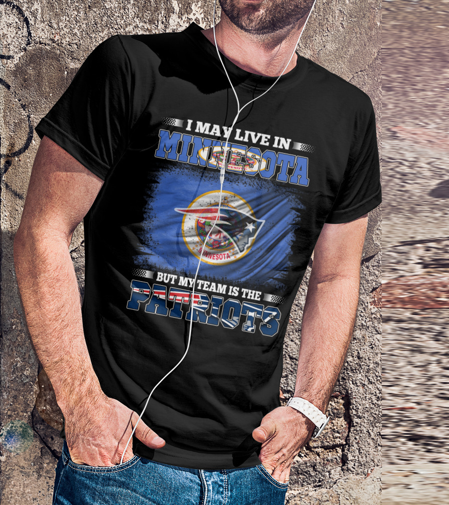Minnesota Resident New England Patriots Team Loyalty T-Shirt