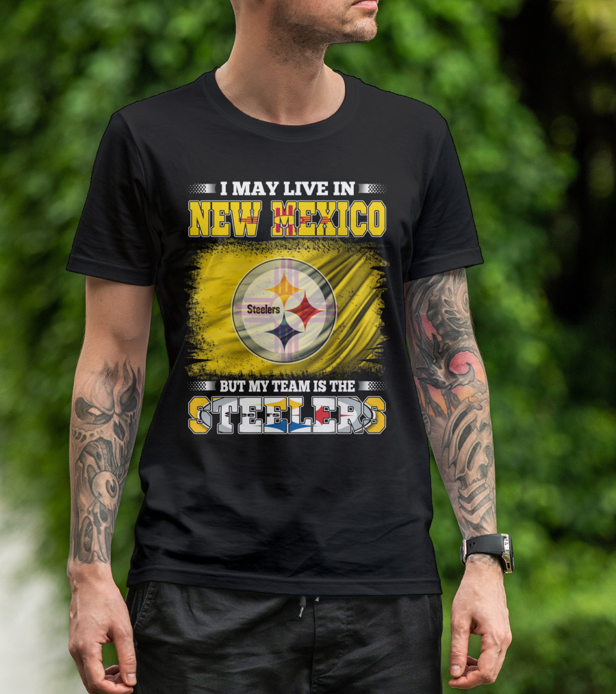 New Mexico Fan Of The Steelers Team T-Shirt