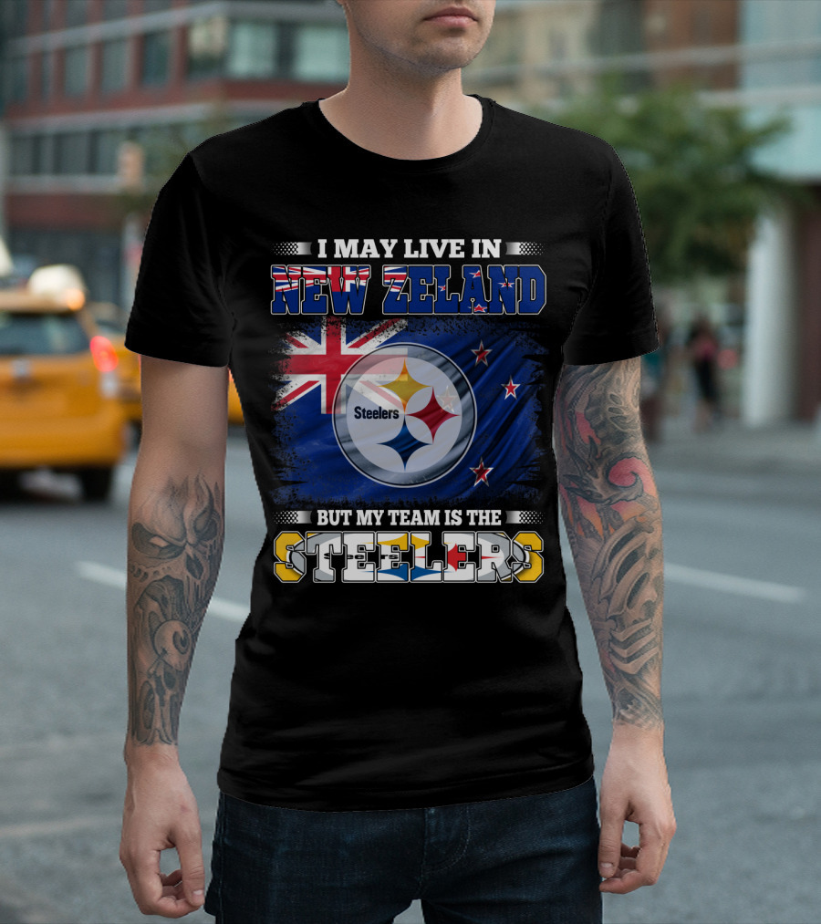 New Zeland Pride With Steelers Loyalty And Flags T-Shirt