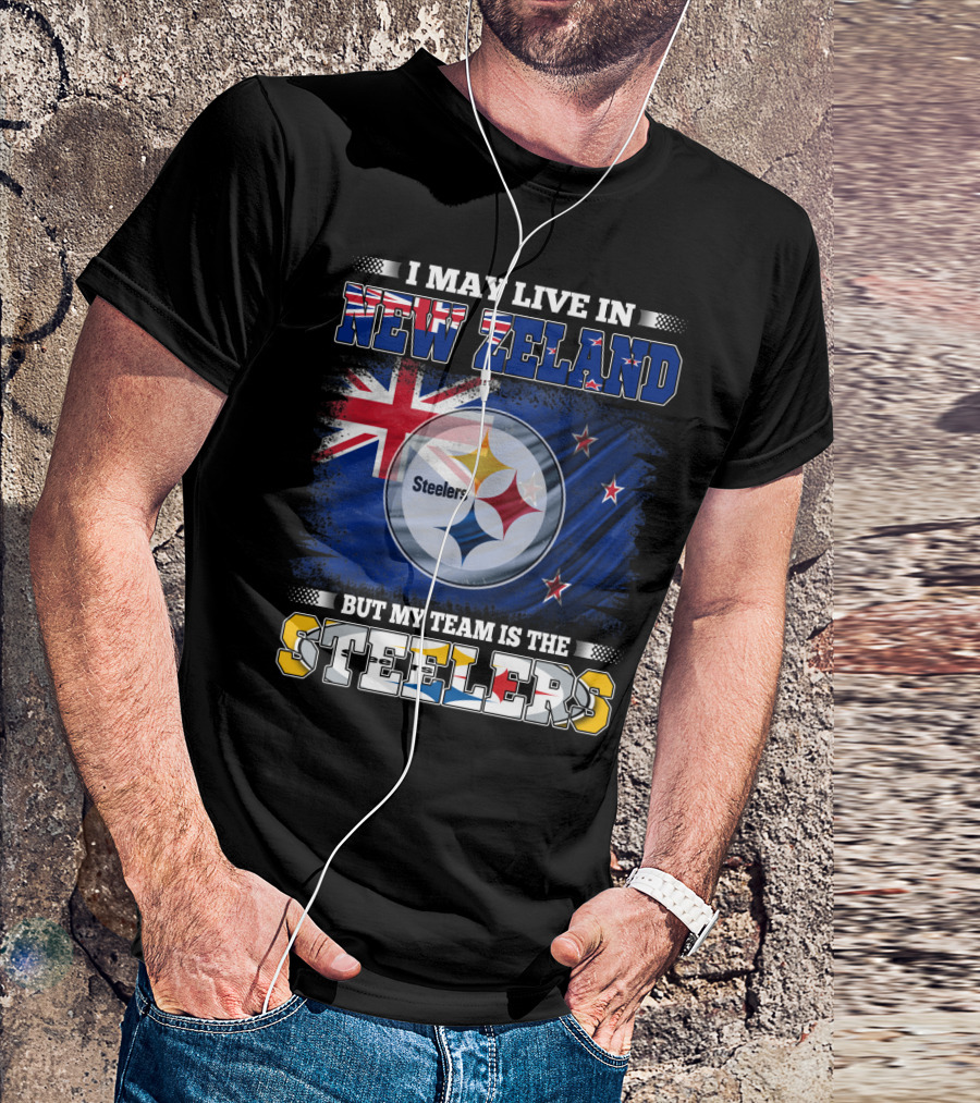 New Zeland Pride With Steelers Loyalty And Flags T-Shirt