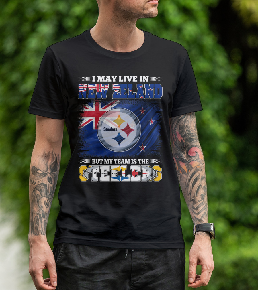 New Zeland Pride With Steelers Loyalty And Flags T-Shirt