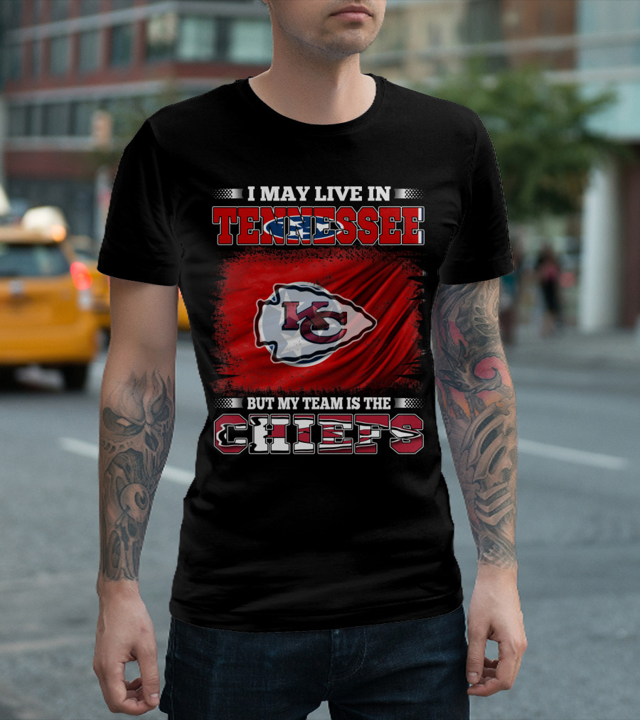 Tennessee Fan with Kansas City Chiefs Loyalty T-Shirt