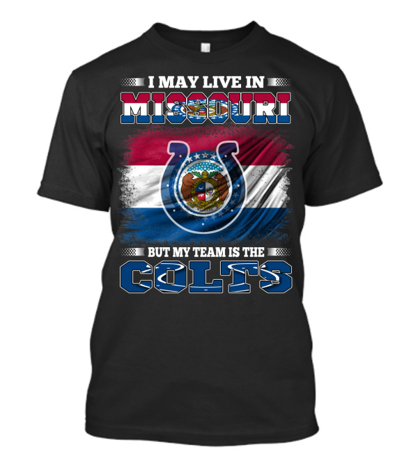 Missouri Roots Colts Loyalty Shows State Flag Pride T-Shirt