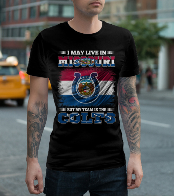 Missouri Roots Colts Loyalty Shows State Flag Pride T-Shirt