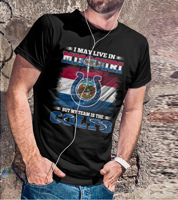 Missouri Roots Colts Loyalty Shows State Flag Pride T-Shirt