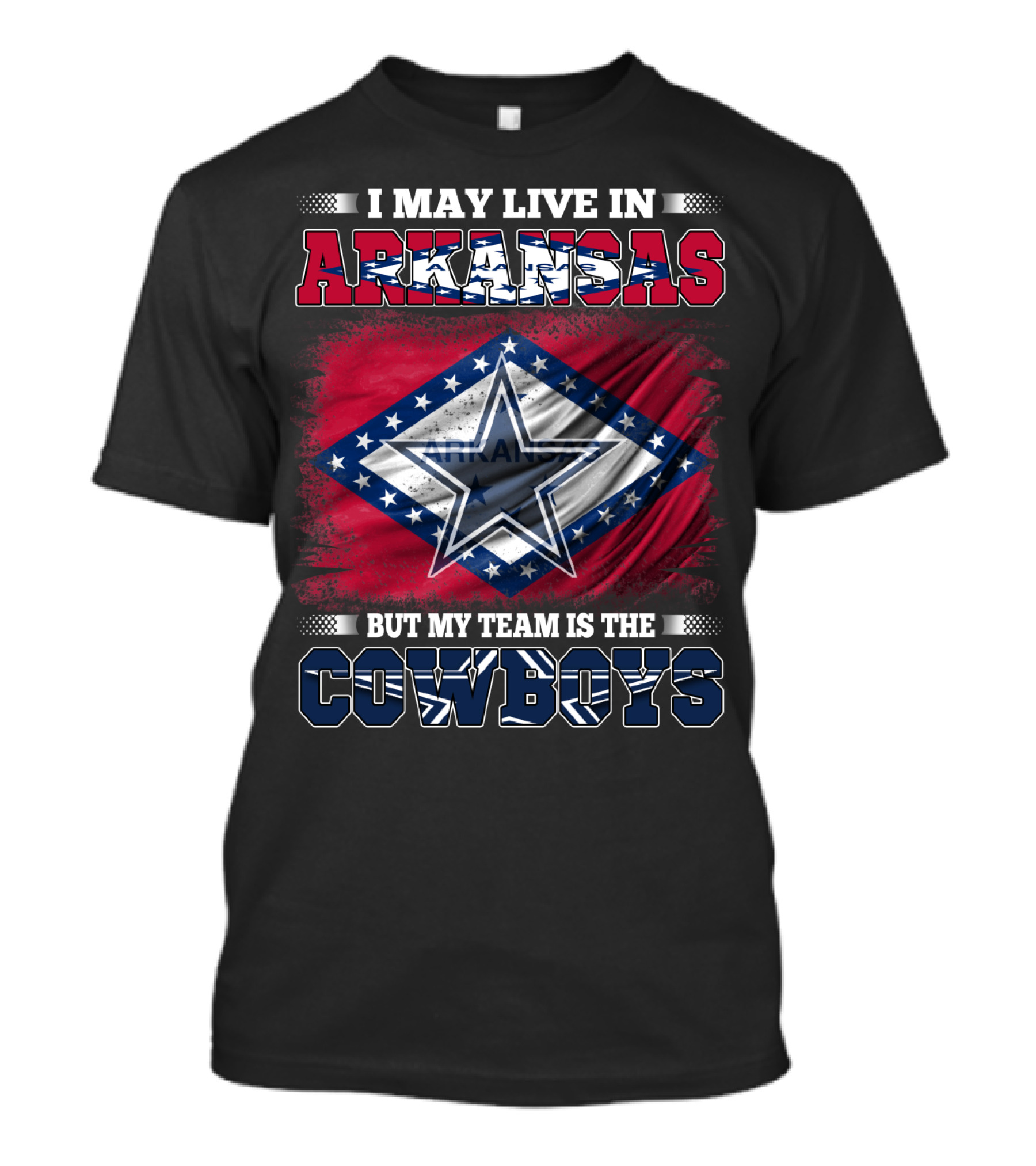 Arkansas Resident Proudly Supports The Cowboys Team T-Shirt
