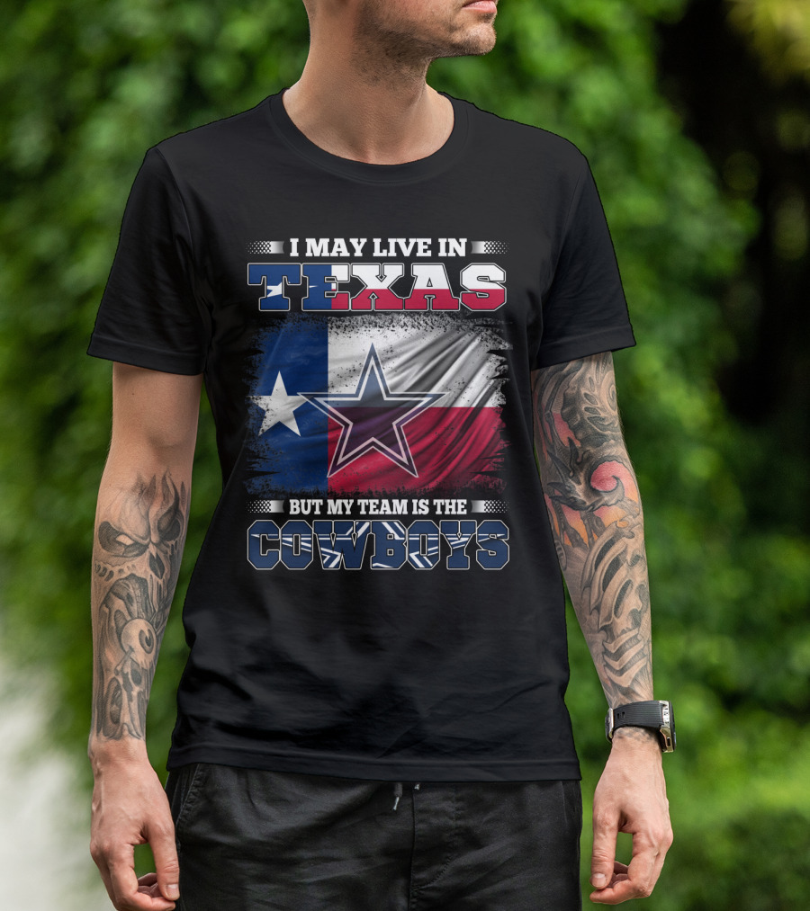 Texas Pride With Dallas Cowboys Star Fans T-Shirt