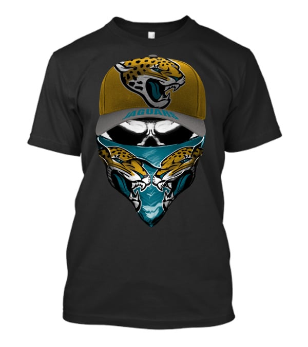 Jacksonville Jaguars Logo Cap And Bandana Combination T-Shirt