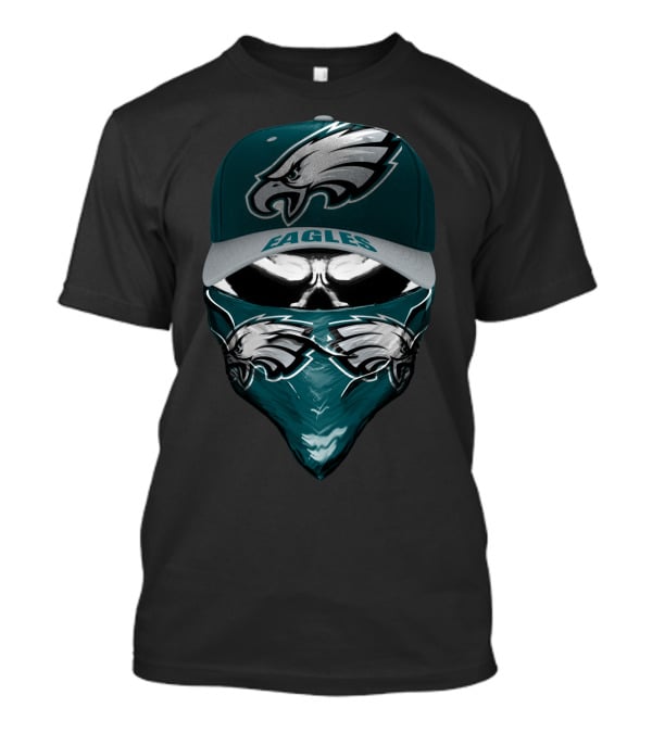 Philadelphia Eagles Eagles Logo Hat And Bandana Face Gear T-Shirt