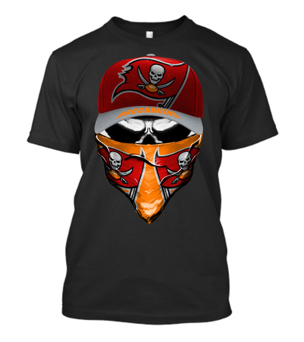 Tampa Bay Buccaneers Buccaneers Football Skull Flag Hat Bandana T-Shirt