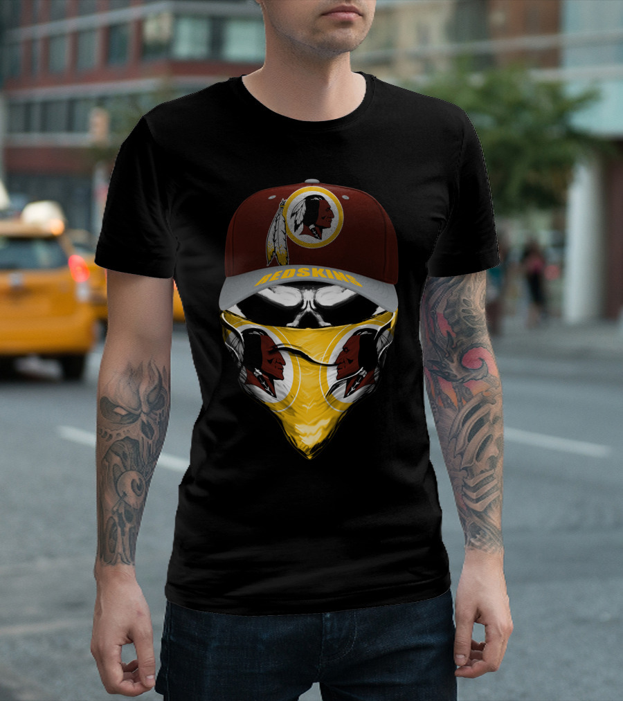 Redskins Washington Logo Feather Tribal T-Shirt
