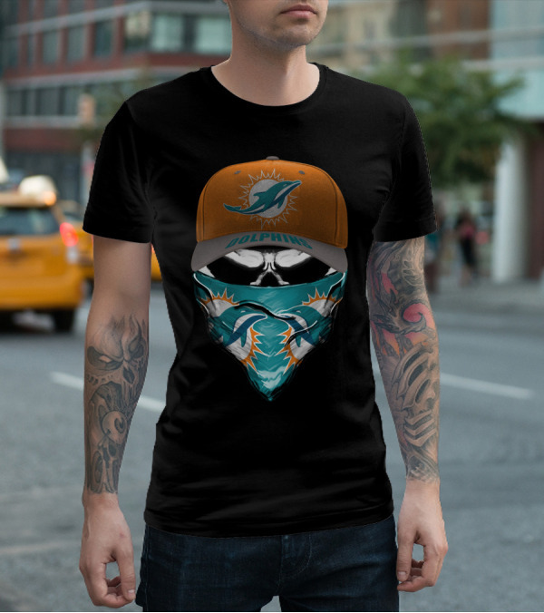 MIAMI DOLPHINS DOLPHINS Cap And Bandana T-Shirt
