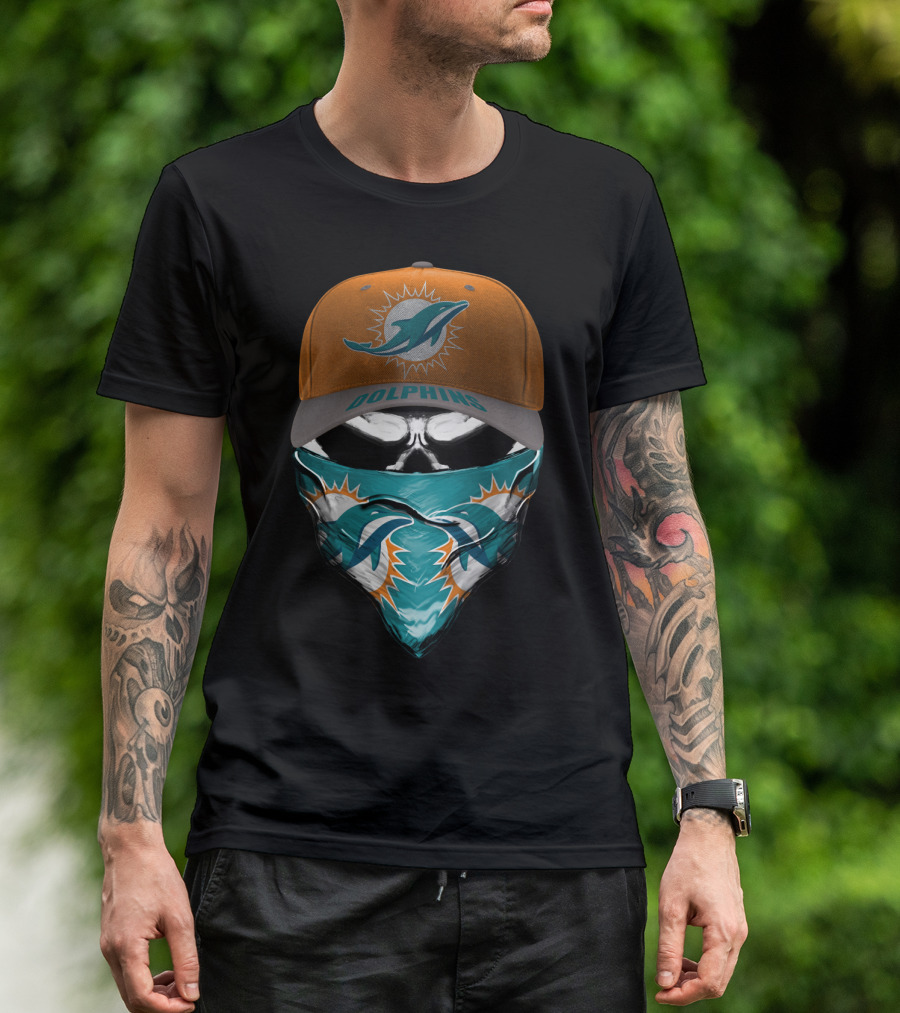 MIAMI DOLPHINS DOLPHINS Cap And Bandana T-Shirt