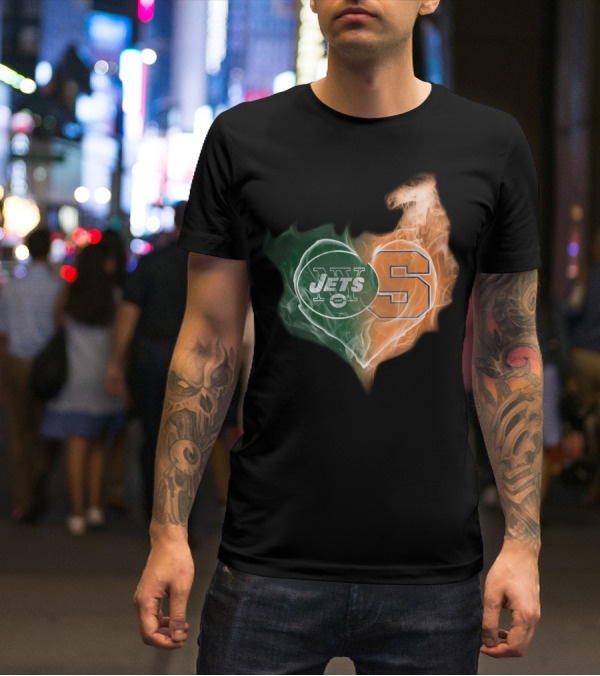 Jets Syracuse S Heart Fusion T-Shirt