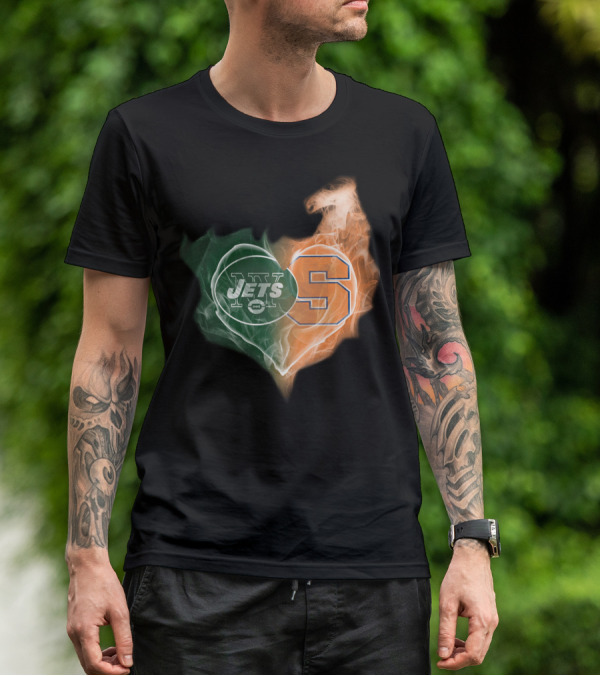 Jets Syracuse S Heart Fusion T-Shirt