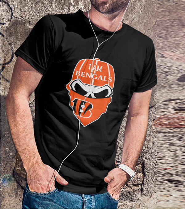 I Am Bengals Skull Cincinnati T-Shirt