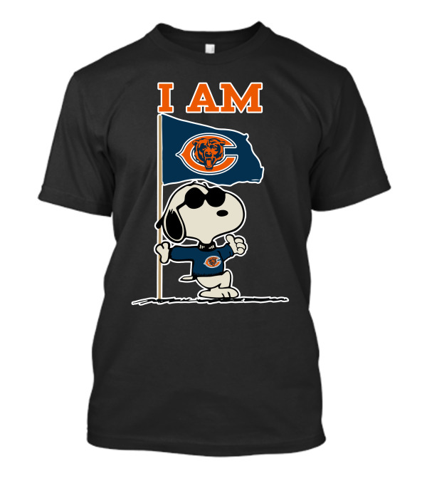 I Am Chicago Bears Snoopy T-Shirt