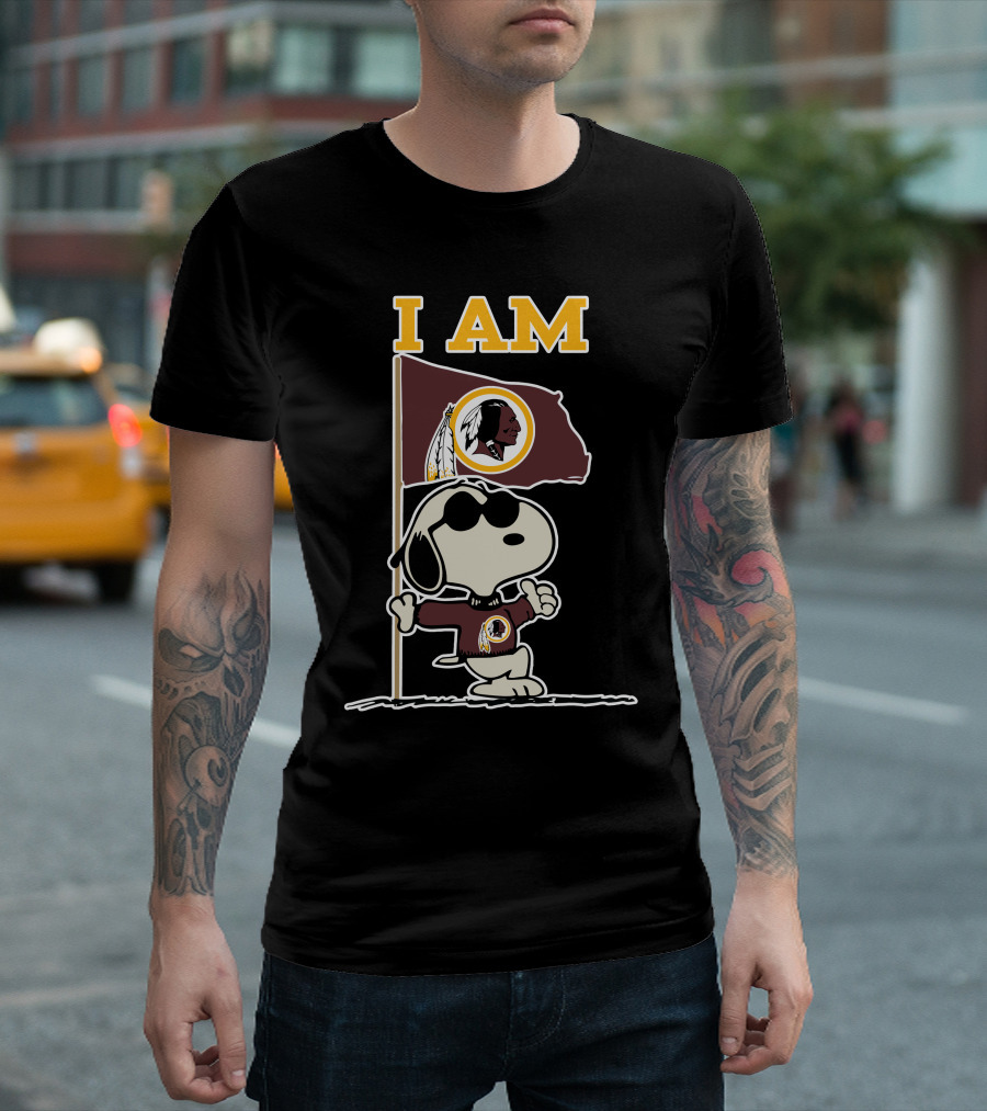 I Am Washington Redskins Snoopy T-Shirt