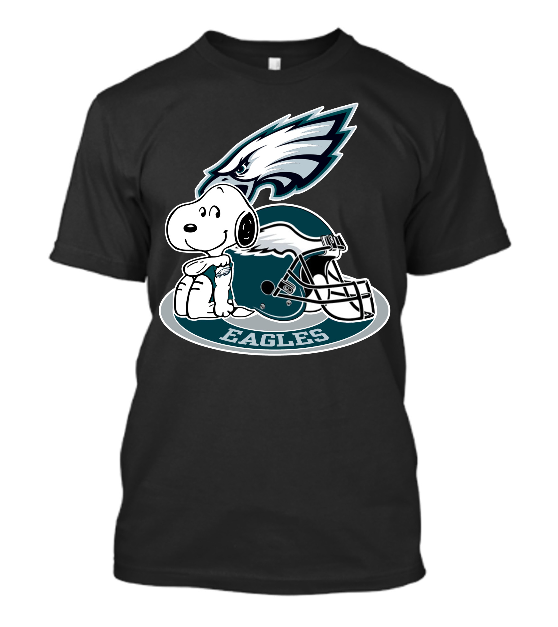 Philadelphia Eagles Snoopy Helmet T-Shirt