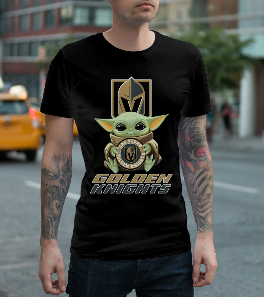 Las Vegas Golden Knights Baby Yoda T-Shirt