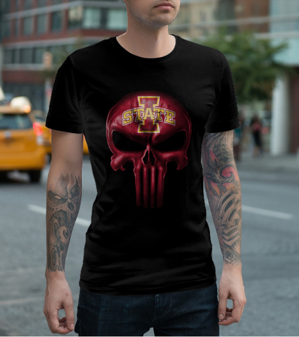 Iowa State Cyclones Skull Logo Dark T-Shirt