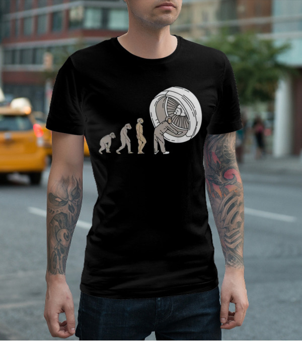 Evolution Of Airplane Mechanic Aircraft Maintenance T-Shirt