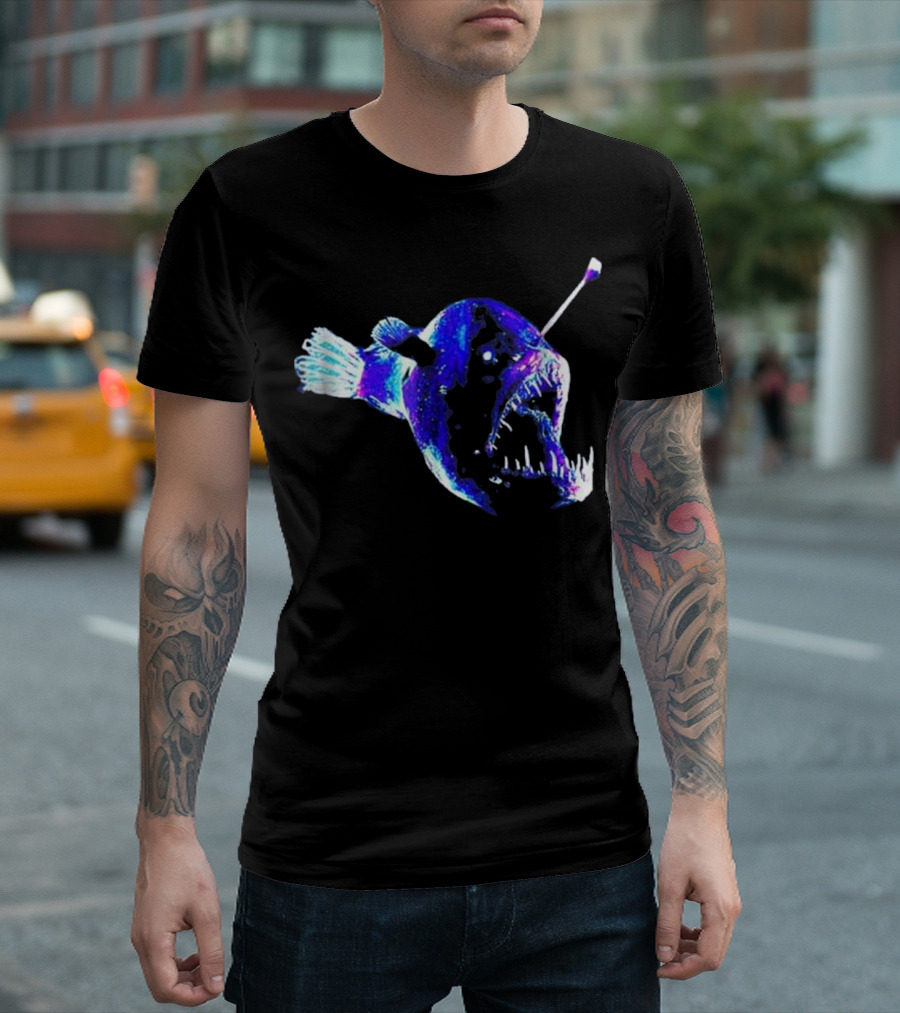 Angler Fish Night Glow Deep Sea Creature T-Shirt