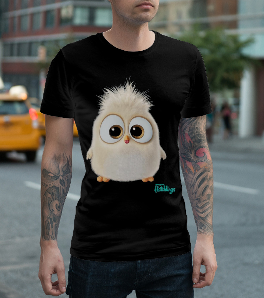 Angry Birds Hatchlings Cute Fuzzy Character T-Shirt