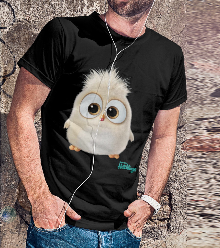 Angry Birds Hatchlings Cute Fuzzy Character T-Shirt