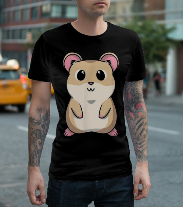 Baby Hamster Cute And Cuddly Rodent Pet Anim Kawaii T-Shirt