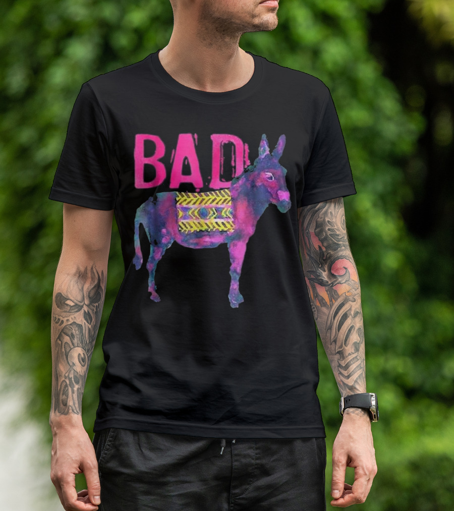 BAD Donkey Neon Abstract T-Shirt