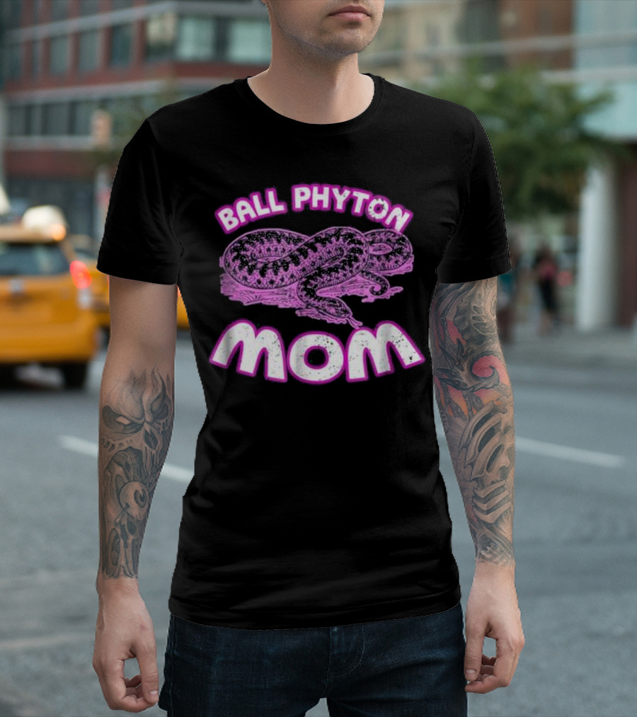Ball Phyton Mom Snake T-Shirt