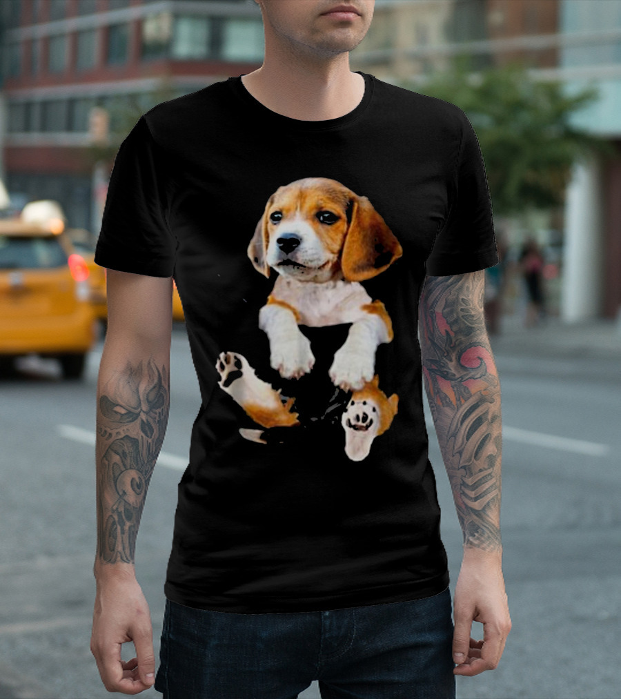 Beagle In Big Pocket T-Shirt