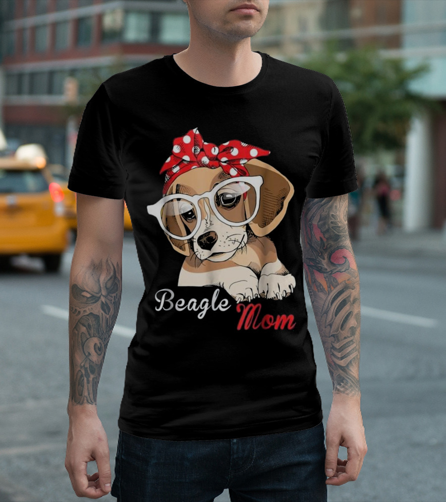 Beagle Mom for Beagle Dogs Lovers T-Shirt
