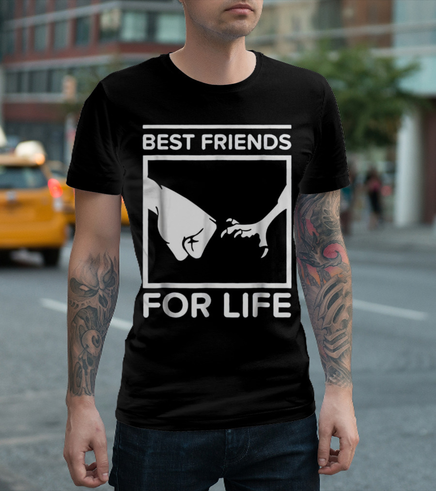 Best Friends For Life Bird Fist Bump T-Shirt
