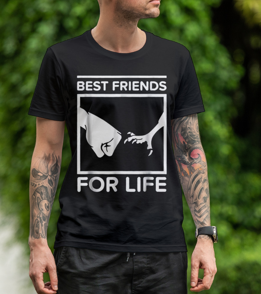 Best Friends For Life Bird Fist Bump T-Shirt