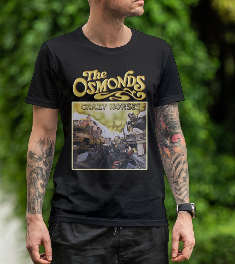 The Osmonds Crazy Horses Album Cover T-Shirt