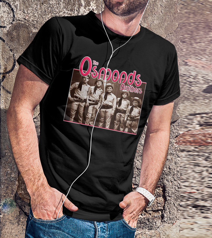The Osmonds Brothers Vintage Cowboy Outfit Photo T-Shirt