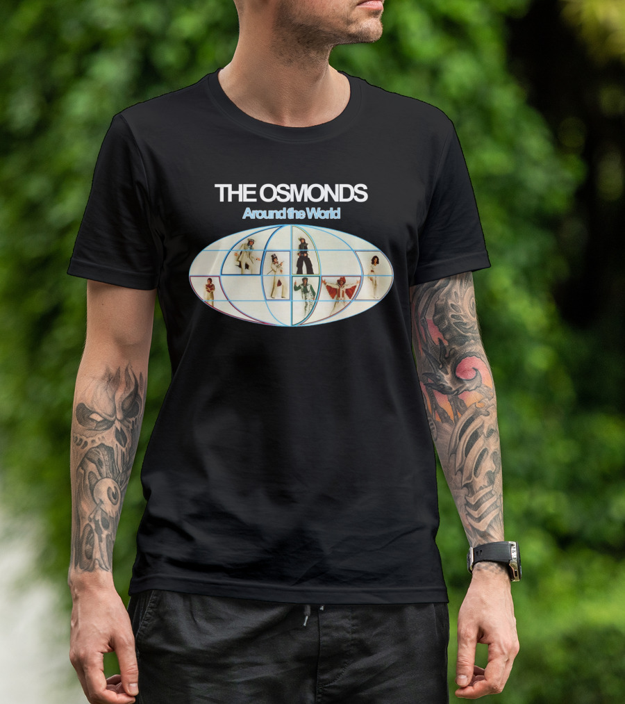 THE OSMONDS Around The World Live In Concert Tour T-Shirt